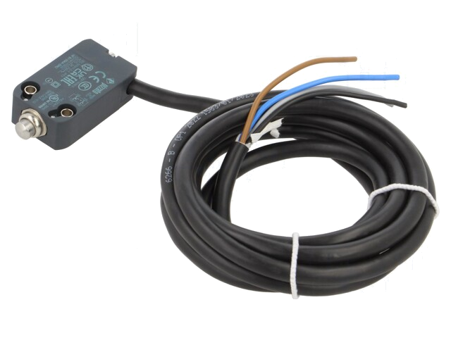 Eindschakelaar; pin Ø8mm; NO + NC; 10A; max.250VAC; max.250VDC Eindschakelaar; pin Ø8mm; NO + NC; 10A; max.250VAC; max.250VDC